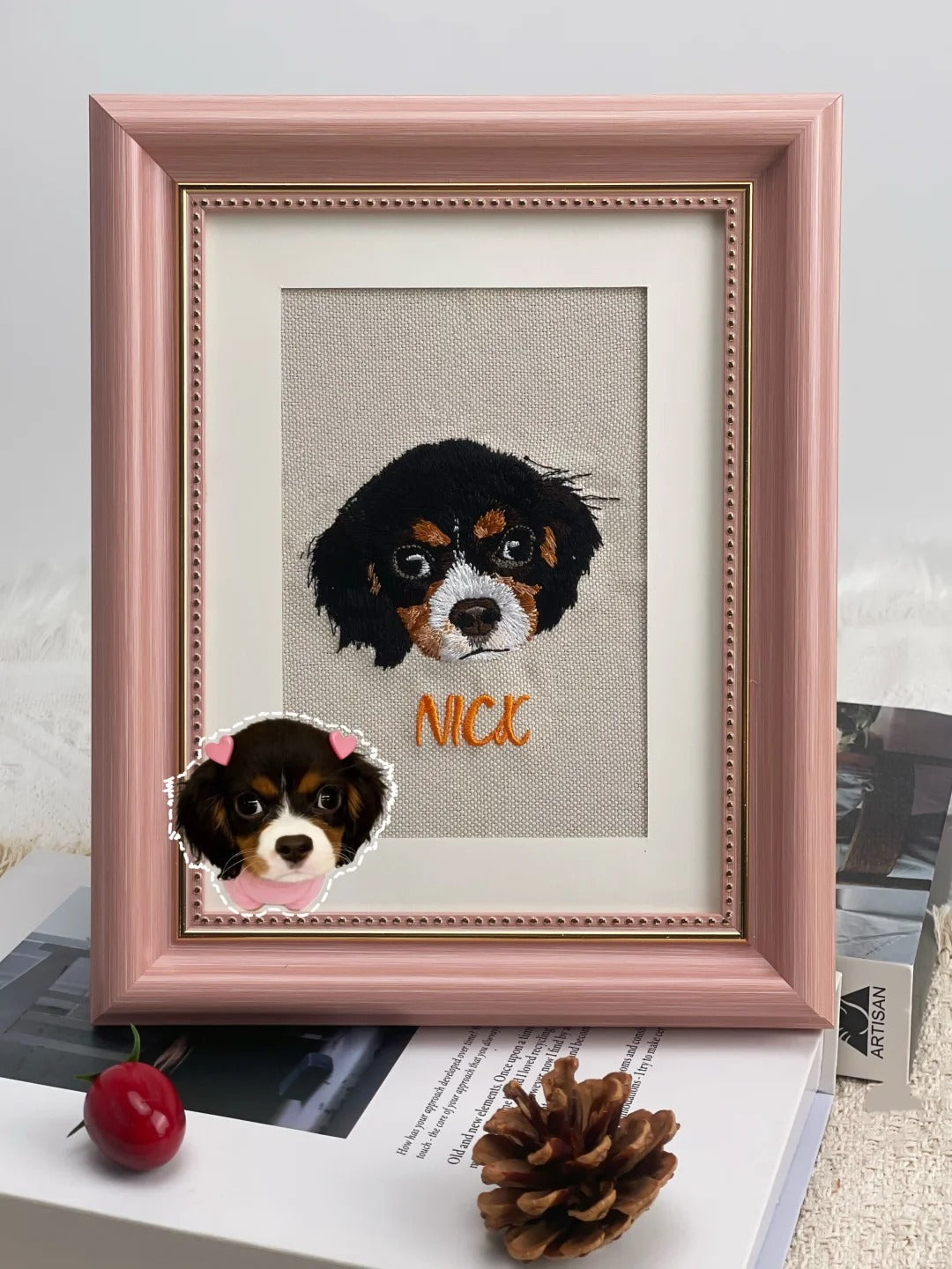 Custom Framed Embroidery
