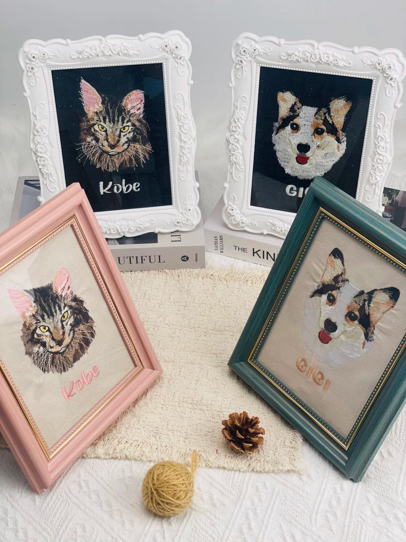 Custom Framed Embroidery