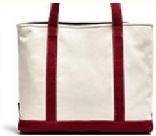 Striped Canvas Bag