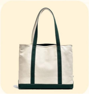 Striped Canvas Bag