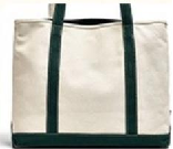 Striped Canvas Bag
