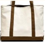 Striped Canvas Bag